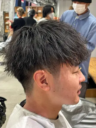 パーマ ルーズ/シャドウパー マ/似合わせカットのヘアスタイル