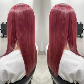 ロング カラー パーマ ✅髪質改善/水素/ ウルトワ/縮毛矯正✅のヘアスタイル