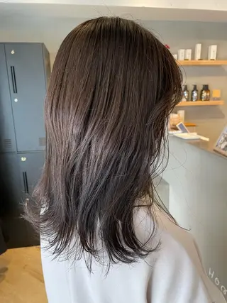 ミディアム カラー hazuki 🌝のヘアスタイル