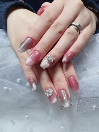 セミロング カラー ネイル Nail NaNaのネイルデザイン