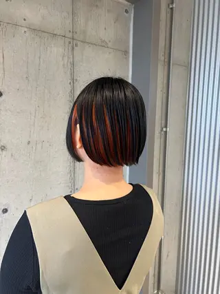 カラー 柔め透明感血色カラー 暖色/レイヤー/ゆいのヘアスタイル