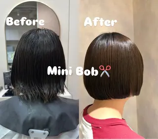 ショート 韓国レイヤー 🎀ダブルカラーのヘアスタイル