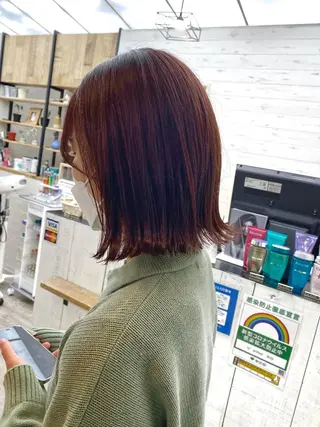 ショート カラー ☀️透明感color KURO☀️のヘアスタイル