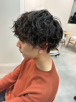 ミディアム パーマ 似合わせショート×透 明感/やじまたかしのヘアスタイル