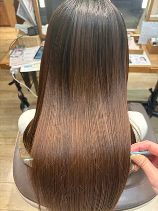 ロング ゆうこ🍀髪質改善/ ストレート/艶カラーのヘアスタイル