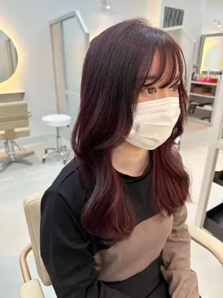 ミディアム 池村美月 @透明感カラーのヘアスタイル