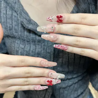 ネイル 🍄Rina🍄 韓国風ネイルのネイルデザイン