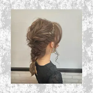 セミロング 菊池 栄里奈のヘアスタイル