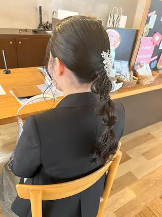 ヘアアレンジ 田中 結月のヘアスタイル