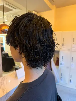 パーマ メンズ メンズスタイル 伊畑優希のヘアスタイル