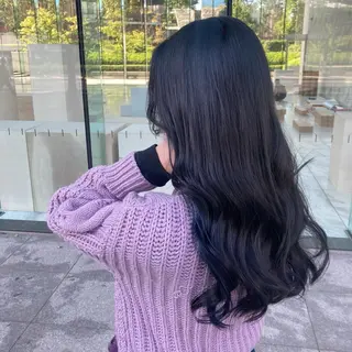 カラー 💖ブリーチなし透明 感💖ASAHIのヘアスタイル