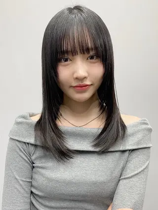 セミロング カラー レイヤー×髪質改善✨ 渋谷/佐藤侑哉のヘアスタイル