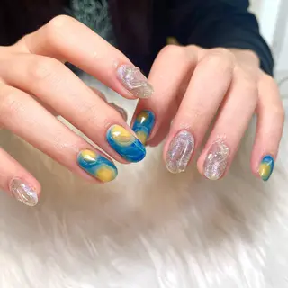ネイル 新井 ひなののネイルデザイン