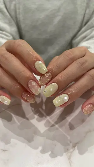 ネイル 【淡色color/ nail】maikoのネイルデザイン