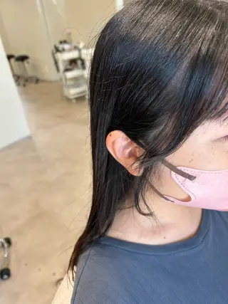 セミロング 鏡原 実和のヘアスタイル