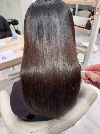 ロング 韓国レイヤー×透明感 カラー/山崎一輝のヘアスタイル