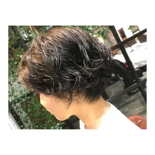 ショート パーマ 竹嶌 健吾のヘアスタイル