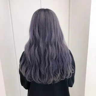 ロング カラー 🤍💕ブリーチカラ ーAyaka💕🤍のヘアスタイル