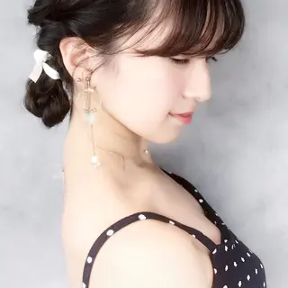 ア イカのヘアスタイル