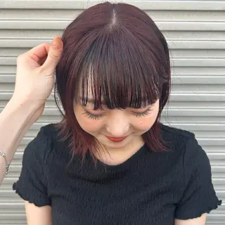 ミディアム カラー レイヤー/ブリーチ/ 渋谷/ルル🌿のヘアスタイル
