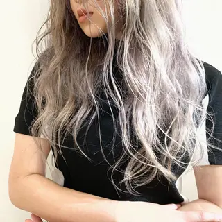 セミロング カラー ヘアアレンジ WATARU🔥／ 外国人風ハイライトのヘアスタイル