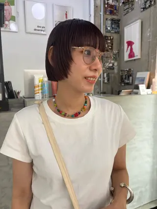 ショート カラー ANEL所属・杉水 葉月のヘアスタイル