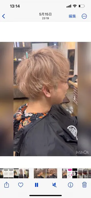 ショート 大久保寿高✨ なりたい色を叶える✨のヘアスタイル