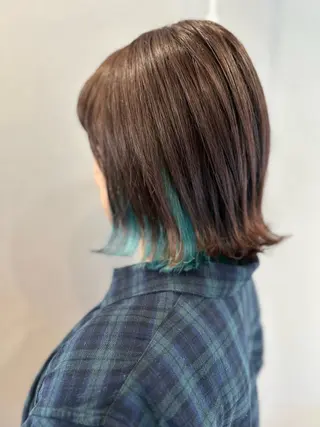 ミディアム カラー K Harukaのヘアスタイル