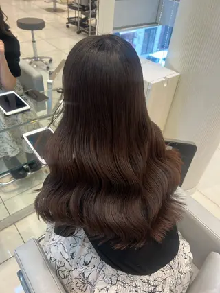 ロング 銀座/カラー 🎀momo🎀のヘアスタイル