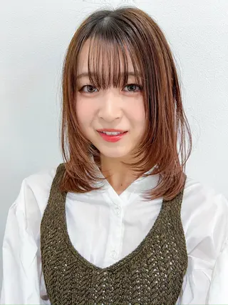 ミディアム カラー 坂本 大晟のヘアスタイル