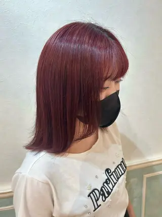 ミディアム カラー 艶感暖色カラー🥀/ レイヤー / れいかのヘアスタイル