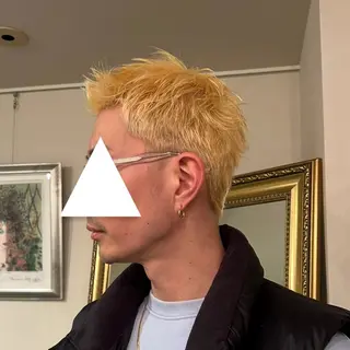 カラー メンズ ✂︎✂︎MOMO池袋 EMANON③🩵のヘアスタイル