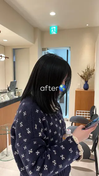 ミディアム ブリーチモデル募集中 /表参道/うららのヘアスタイル