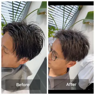 ショート メンズ 堤太志 メンズパーマ特化のヘアスタイル