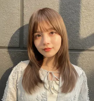 ミディアム カラー 口コミ150件超え 💬☘️笹岡航太のヘアスタイル