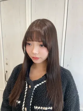 ロング momo/エクステ /透明感カラー🎀のヘアスタイル