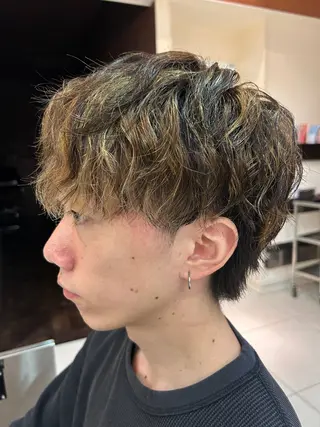 パーマ メンズ RayField かおるのヘアスタイル