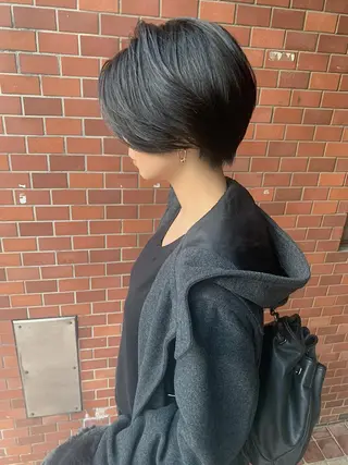 ショート 丹羽大喜 縮毛矯正/美髪矯正のヘアスタイル