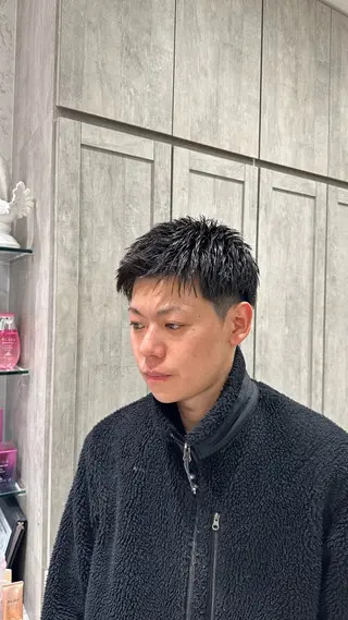 ショート メンズ 鶴見/Bonecca /林 愛翔のヘアスタイル