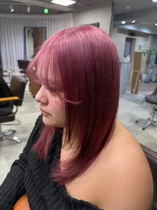 セミロング カラー 髪質改善/艶カラー naoのヘアスタイル