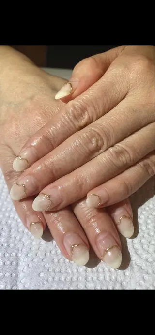 セミロング shandy nailのネイルデザイン