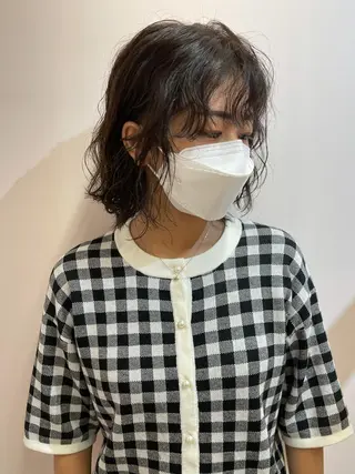 ショート 早瀬裕之 パーマのヘアスタイル