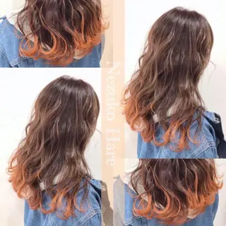 ロング カラー 大和市の白髪ぼかし 職人￤柳川拓哉のヘアスタイル