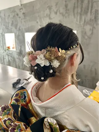 ヘアアレンジ 🦋Misaki🦋 メンズパーマ/着付けのヘアスタイル