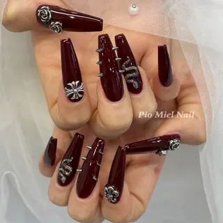 ネイル HANA 長さだしのネイルデザイン