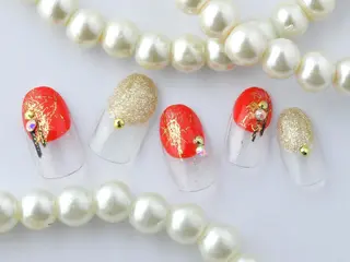 ネイル 💗🪽Tiary Nail🪽💗のネイルデザイン