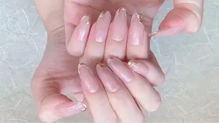 ロング チ まるこのネイルデザイン