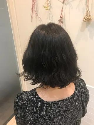 ミディアム カラー Ore🫧タナカマヤ /柔らかい質感カラーのヘアスタイル