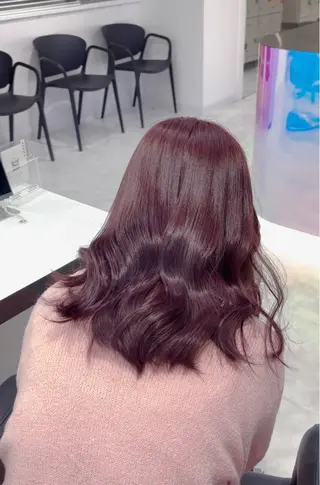 セミロング カラー ‎🎀HONOKA 🎀／似合わせカラーのヘアスタイル