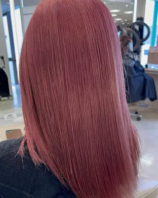 セミロング カラー 髪質改善・縮毛矯正 年間1500名担当♪のヘアスタイル